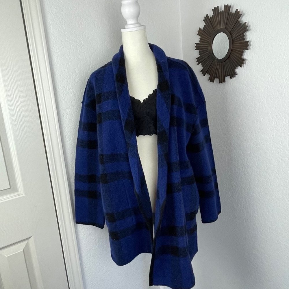 Aspen Wool Blend Plaid Jacket